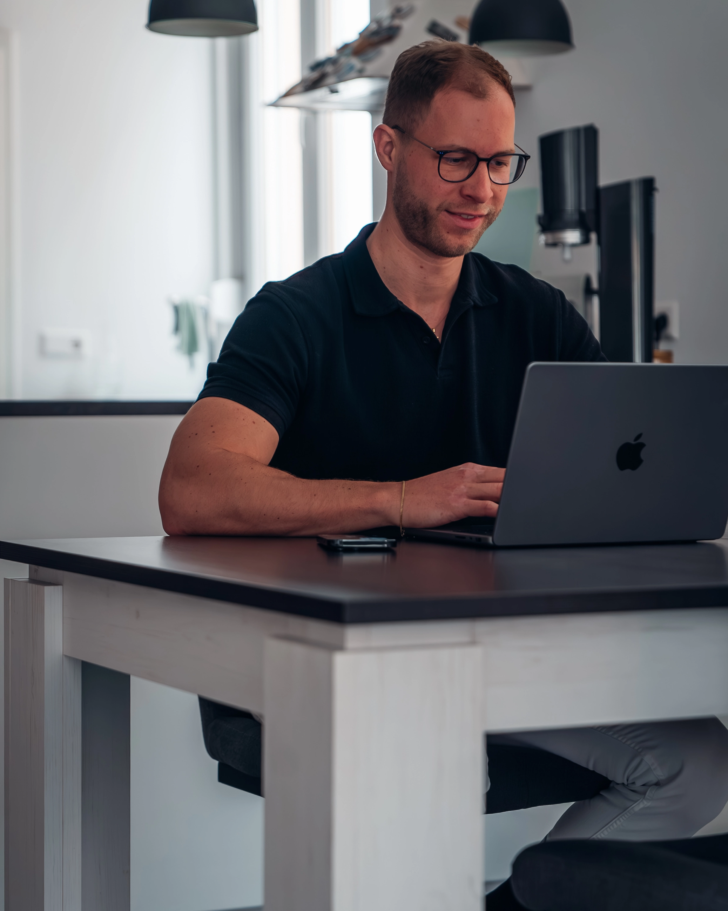 Kevin Rosenow bei der Arbeit